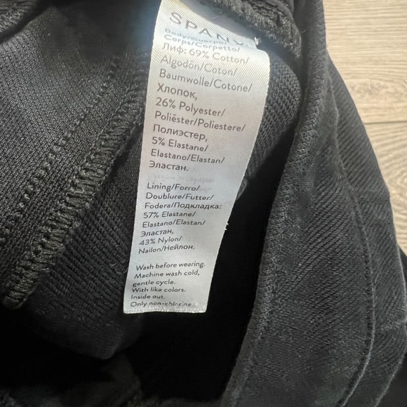 Spanx Jean-ish Ankle Leggings Size Medium, Black, Regular Inseam - Picture 5 of 9